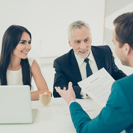 Empresarios en una Negociacin en la Conciliacin